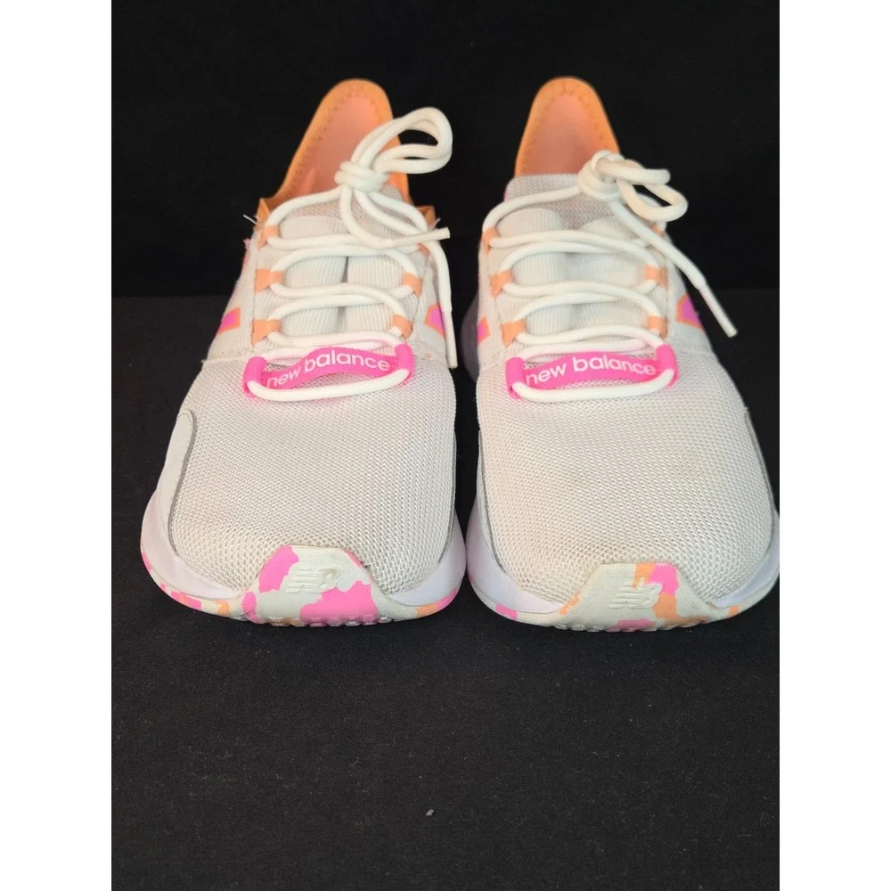 New Balance Fresh Foam Roav Men's Size 6 White Orange Pink Running Shoes GEROVNV